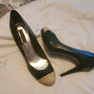 White House Black Market patent heels